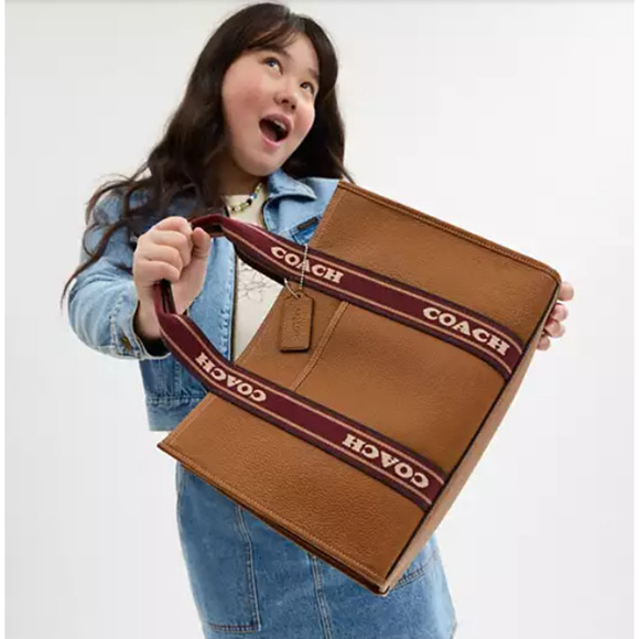 Coach Smith Tote Crossbody Bag In Leather/Silver/Penny Multi Cu997 NWT - Picture 5 of 10